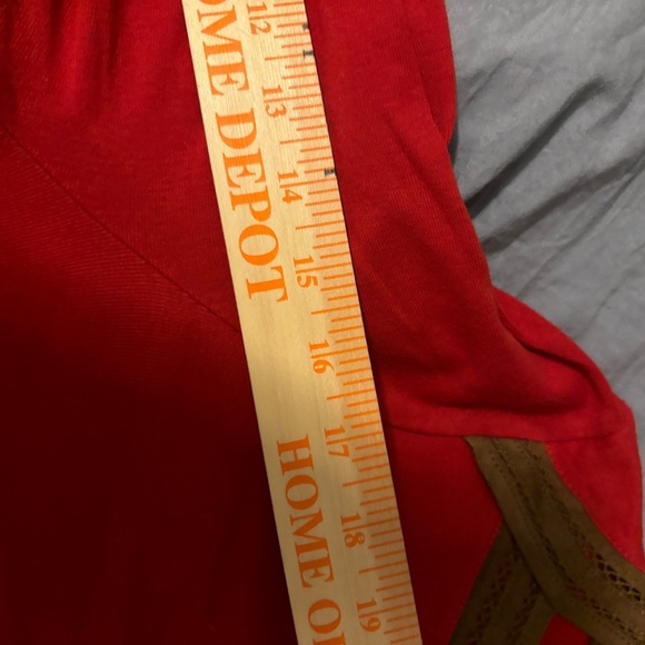 Lauren Ralph Lauren Women’s Unique Red Longsleeve XL 100% Cotton Blouse NWOT - Picture 7 of 11